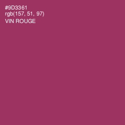 #9D3361 - Vin Rouge Color Image