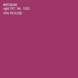#9D3666 - Vin Rouge Color Image