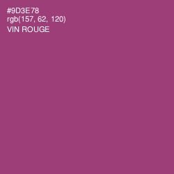 #9D3E78 - Vin Rouge Color Image