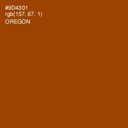 #9D4301 - Oregon Color Image