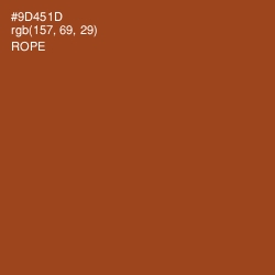 #9D451D - Rope Color Image