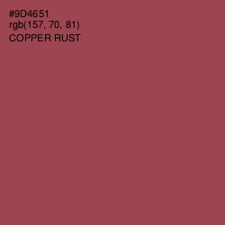 #9D4651 - Copper Rust Color Image