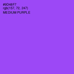 #9D48F7 - Medium Purple Color Image