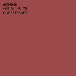 #9D4949 - Copper Rust Color Image