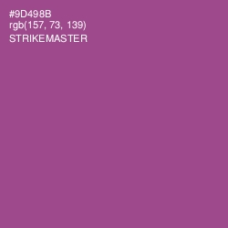 #9D498B - Strikemaster Color Image