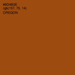 #9D4B0E - Oregon Color Image