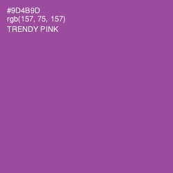 #9D4B9D - Trendy Pink Color Image