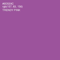 #9D539C - Trendy Pink Color Image