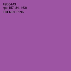 #9D54A3 - Trendy Pink Color Image
