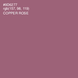 #9D6277 - Copper Rose Color Image