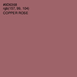 #9D6368 - Copper Rose Color Image