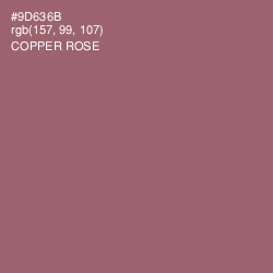 #9D636B - Copper Rose Color Image