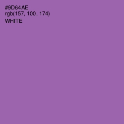 #9D64AE - Wisteria Color Image