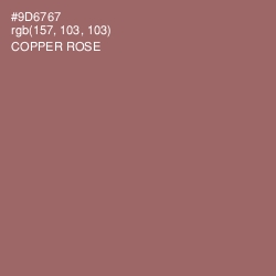 #9D6767 - Copper Rose Color Image