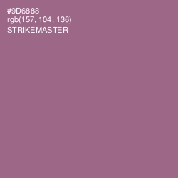 #9D6888 - Strikemaster Color Image