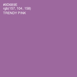 #9D689E - Trendy Pink Color Image