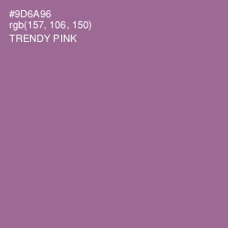 #9D6A96 - Trendy Pink Color Image