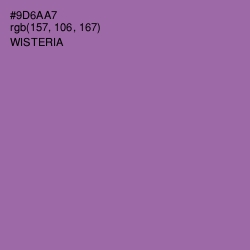 #9D6AA7 - Wisteria Color Image