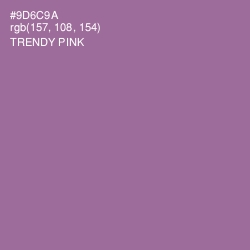 #9D6C9A - Trendy Pink Color Image