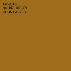 #9D6D1B - Corn Harvest Color Image