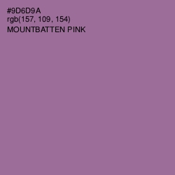 #9D6D9A - Mountbatten Pink Color Image