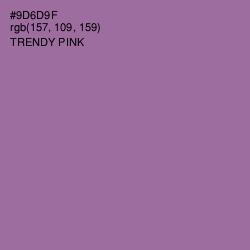 #9D6D9F - Trendy Pink Color Image