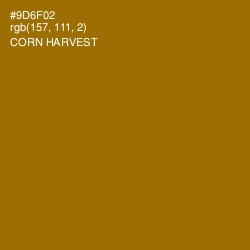 #9D6F02 - Corn Harvest Color Image