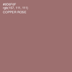 #9D6F6F - Copper Rose Color Image