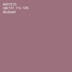 #9D707D - Bazaar Color Image