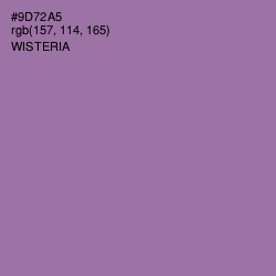 #9D72A5 - Wisteria Color Image