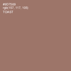 #9D7569 - Toast Color Image