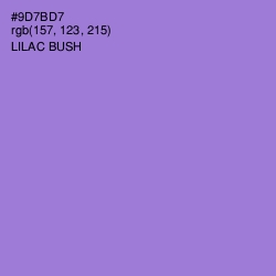 #9D7BD7 - Lilac Bush Color Image