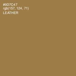 #9D7C47 - Leather Color Image