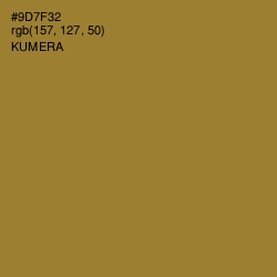 #9D7F32 - Kumera Color Image
