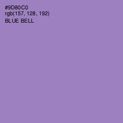#9D80C0 - Blue Bell Color Image