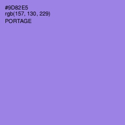 #9D82E5 - Portage Color Image