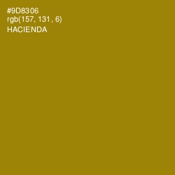 #9D8306 - Hacienda Color Image