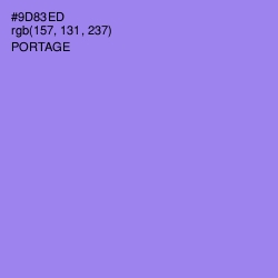 #9D83ED - Portage Color Image