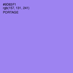 #9D83F1 - Portage Color Image