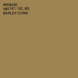 #9D8450 - Barley Corn Color Image