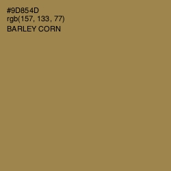 #9D854D - Barley Corn Color Image