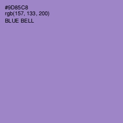 #9D85C8 - Blue Bell Color Image