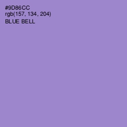 #9D86CC - Blue Bell Color Image