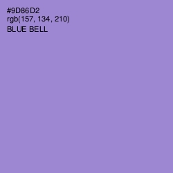 #9D86D2 - Blue Bell Color Image