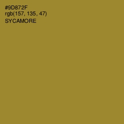 #9D872F - Sycamore Color Image