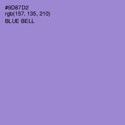 #9D87D2 - Blue Bell Color Image