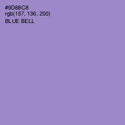 #9D88C8 - Blue Bell Color Image