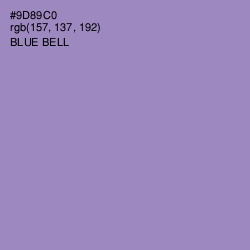 #9D89C0 - Blue Bell Color Image