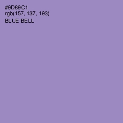 #9D89C1 - Blue Bell Color Image