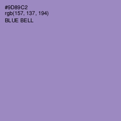 #9D89C2 - Blue Bell Color Image